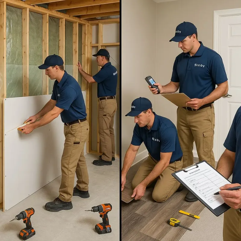 Repairs and Reconstruction process in New Bedford, MA